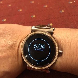 Michel Kors Rose gold smart watch